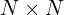 N \times N